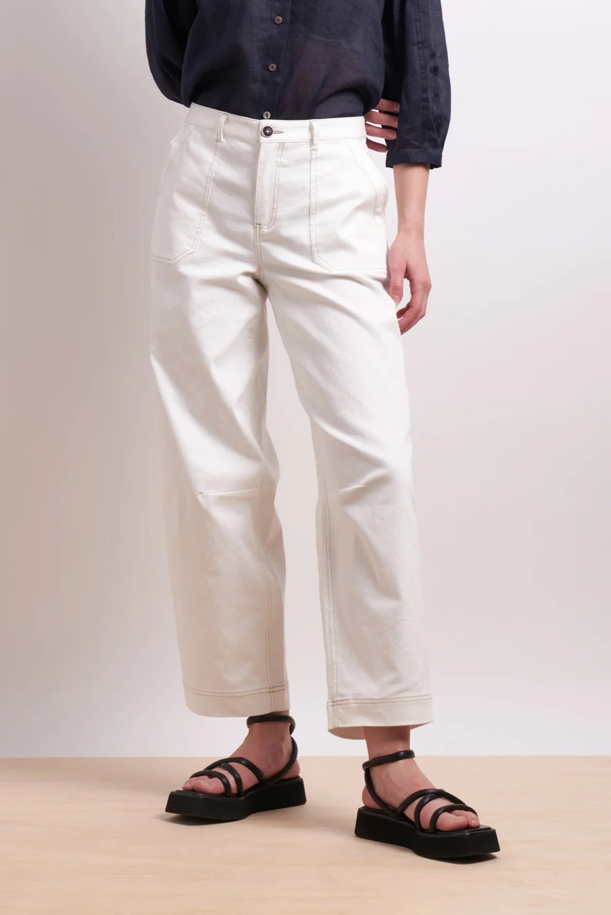 On The Curve / Jeans - Ivory