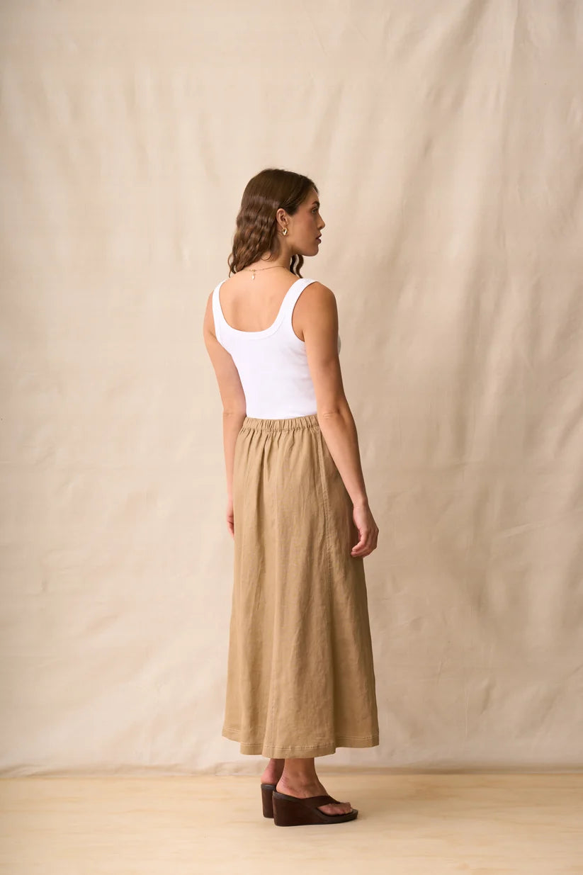 Harper Skirt / Biscotti