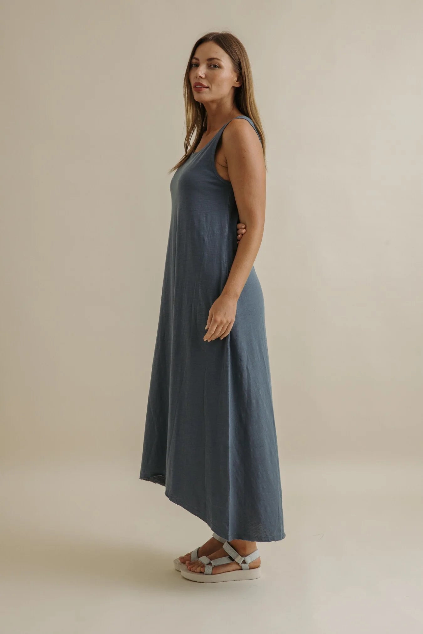 Shoreline Fine Slub Breeze / Dress - Pool