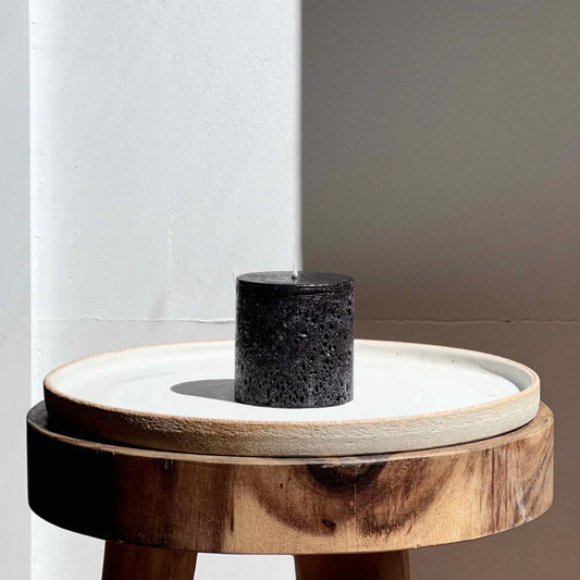 Textured Pillar Candle | Small