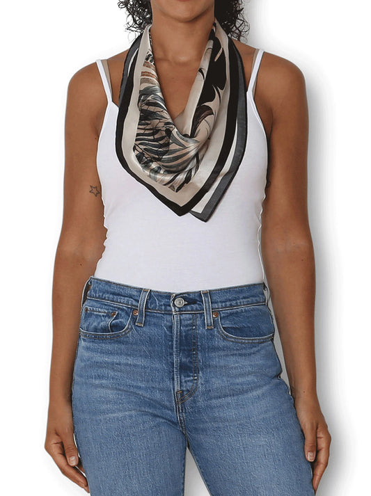 Artist Label Scarf / Silk - Square
