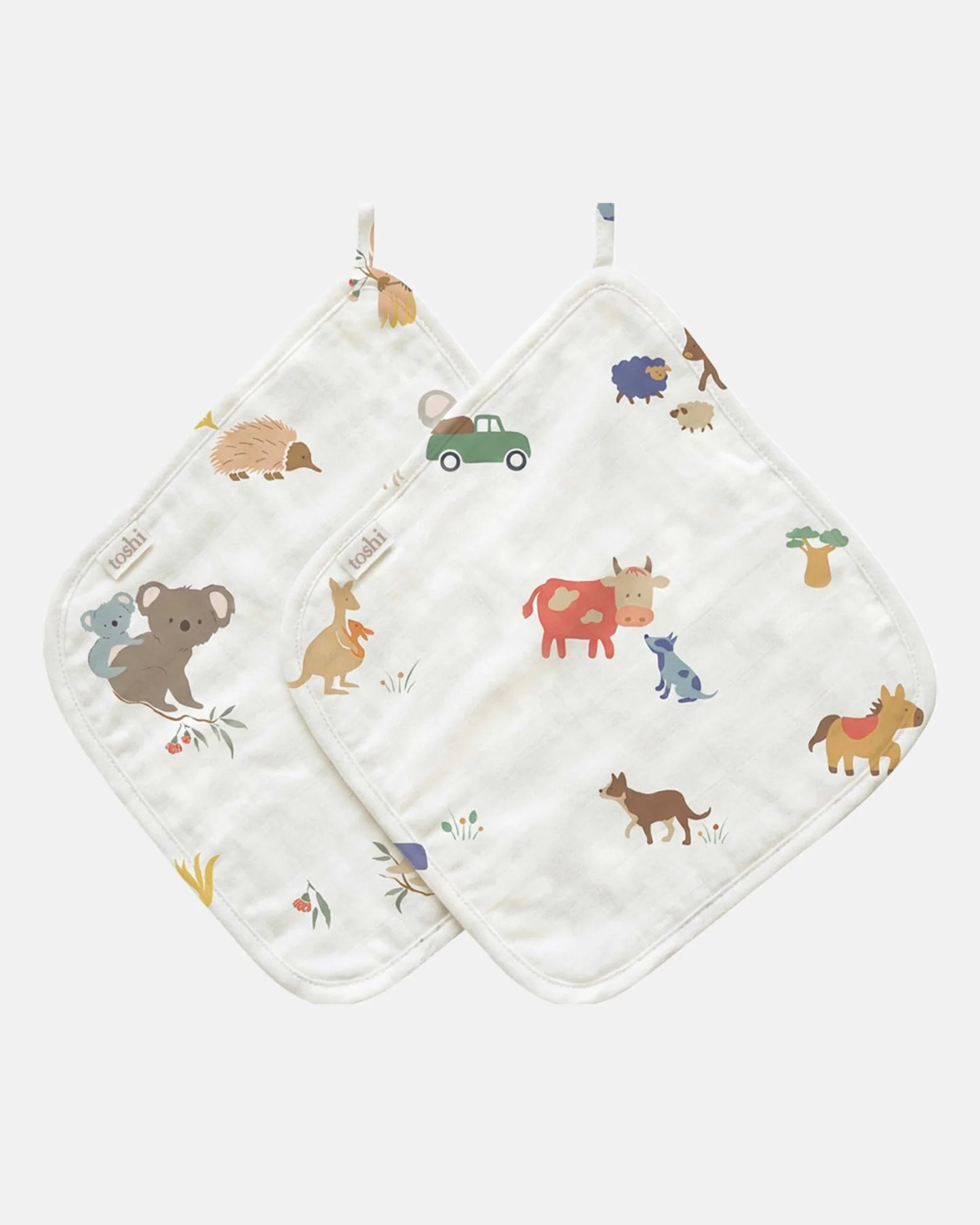 Muslin Washcloth / Arcadia - 2pcs