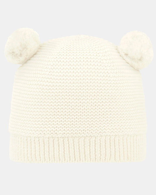 Organic Beanie Snowflake / Cream