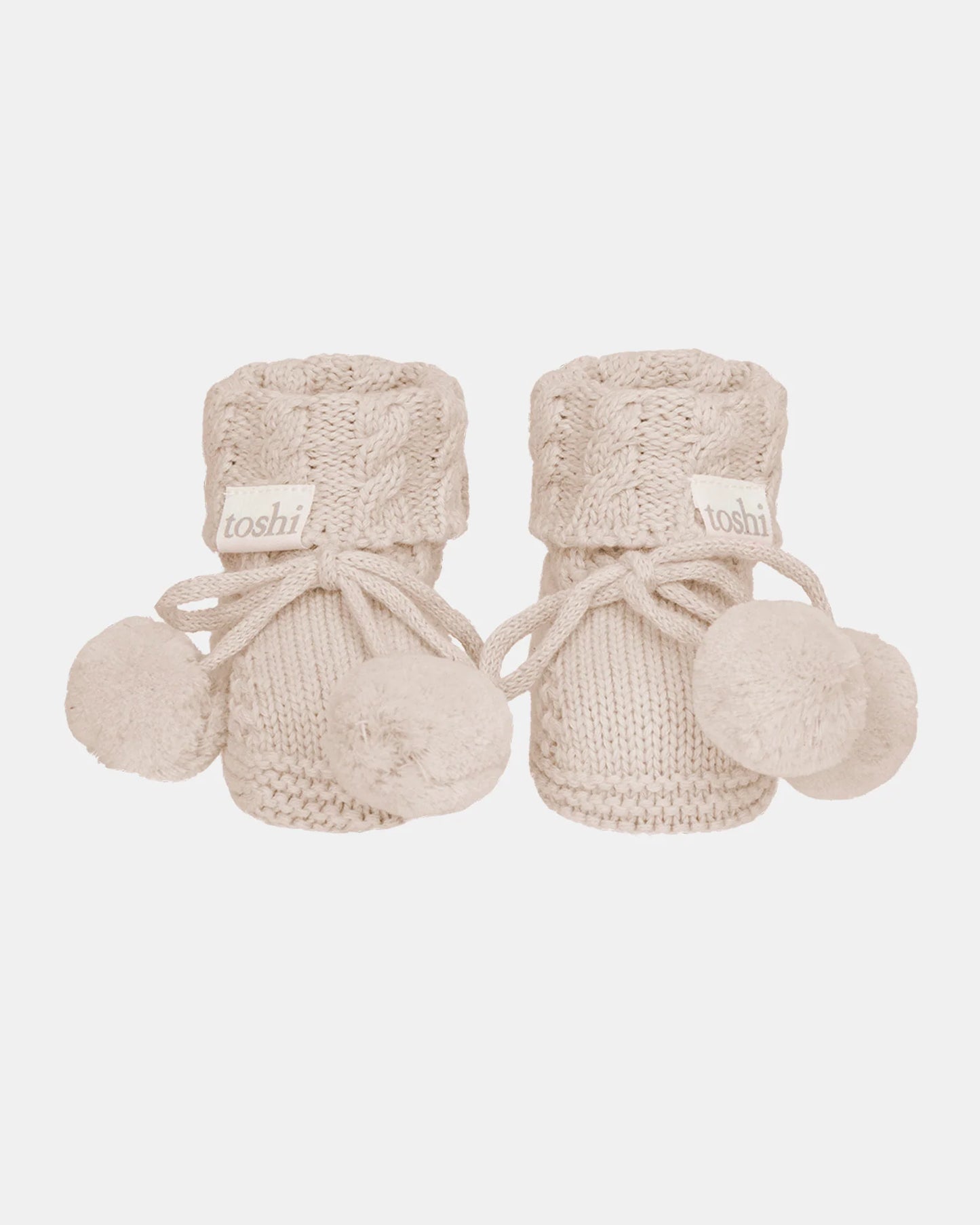 Organic Booties Yummy / Oatmeal