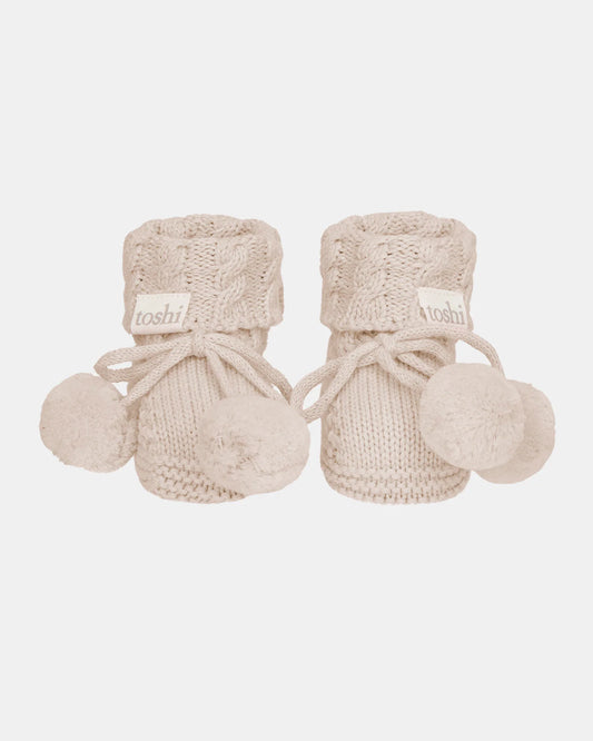 Organic Booties Yummy / Oatmeal