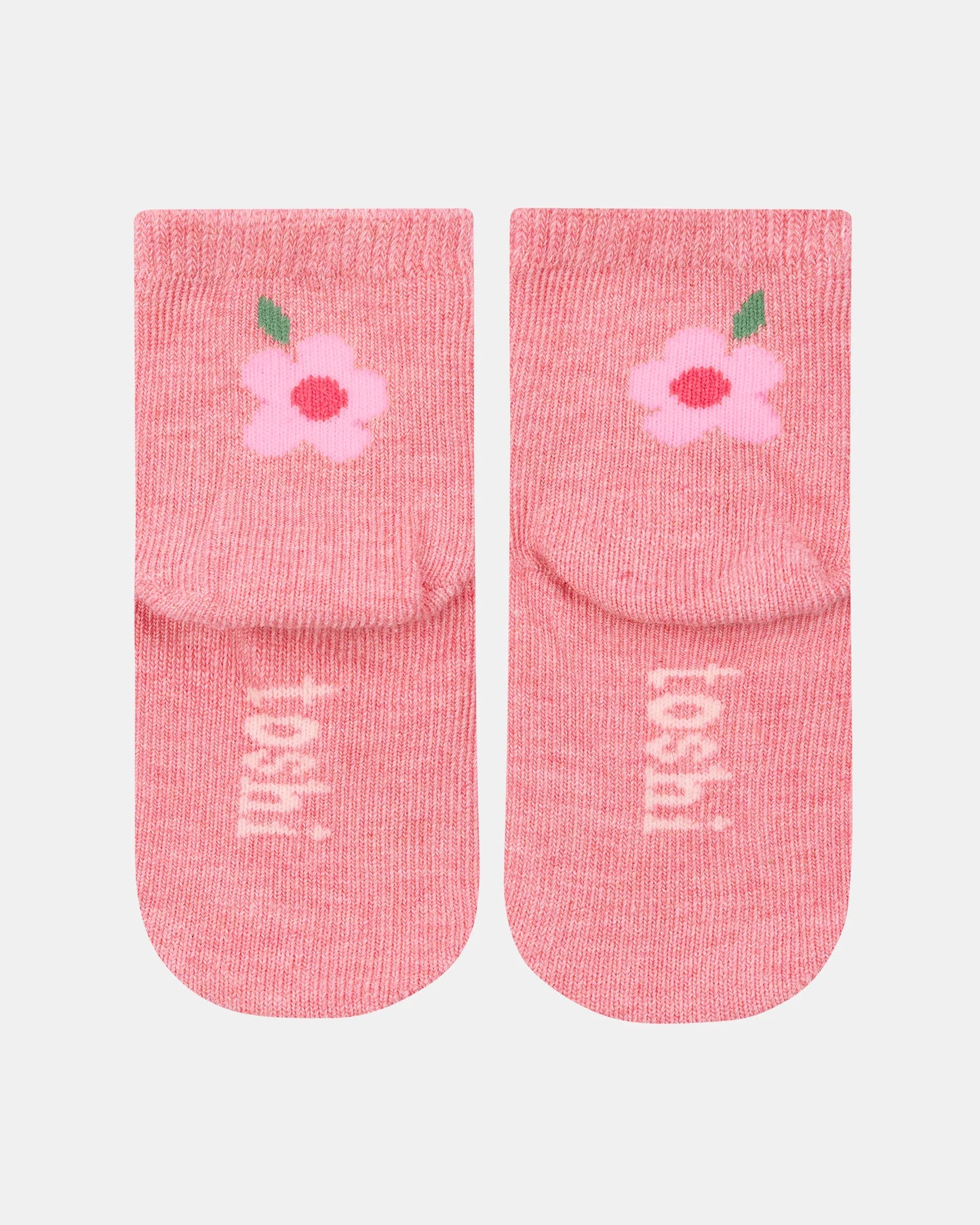 Organic Socks Ankle Jacquard / Rosie Posie