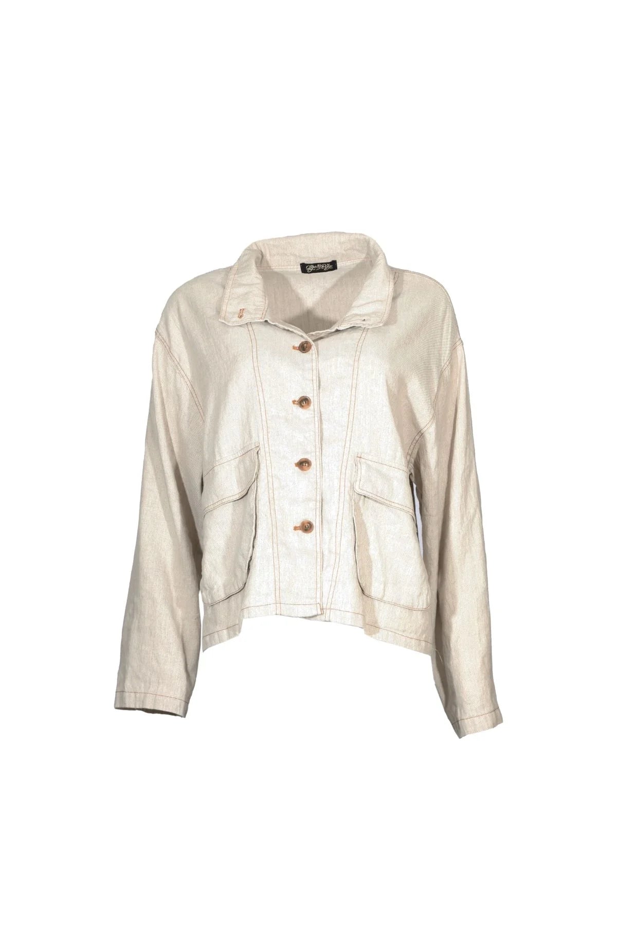 Billie Jacket / Venice Beach - Oat in Linen