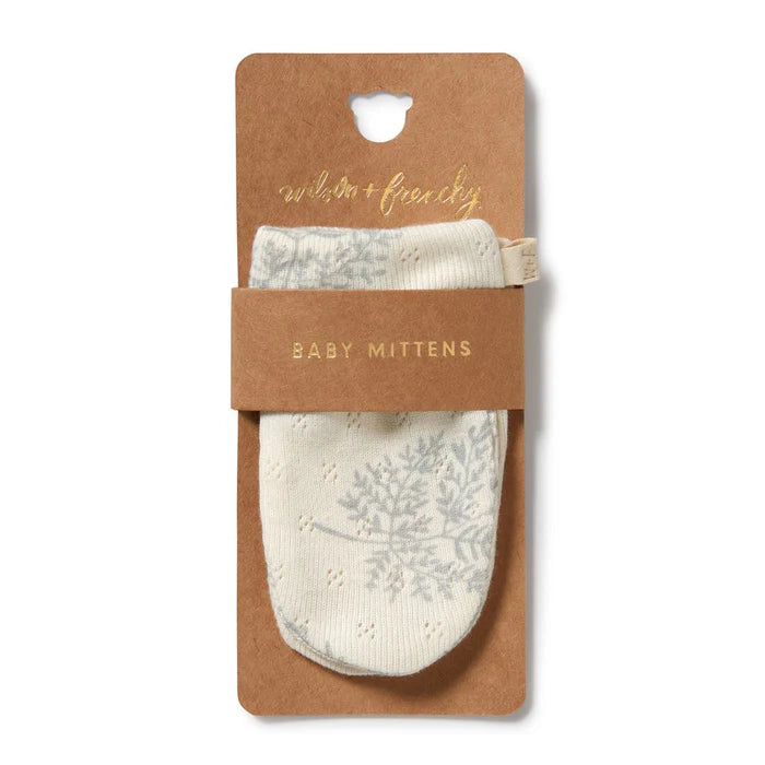 Organic Pointelle Mittens