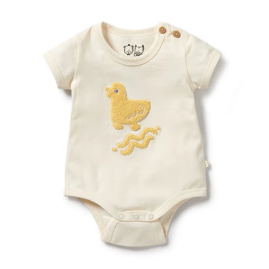 Quack Quack Organic Bodysuit