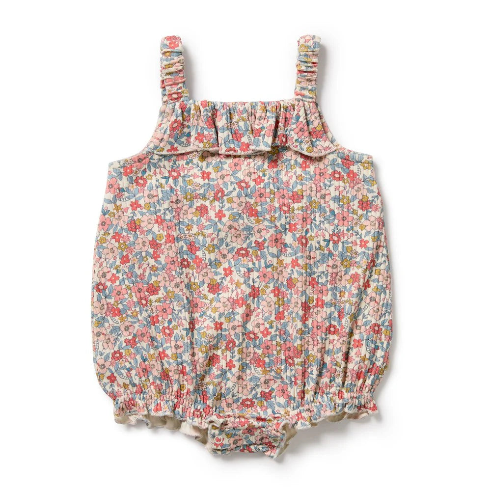 Organic Playsuit / Summer Bloom