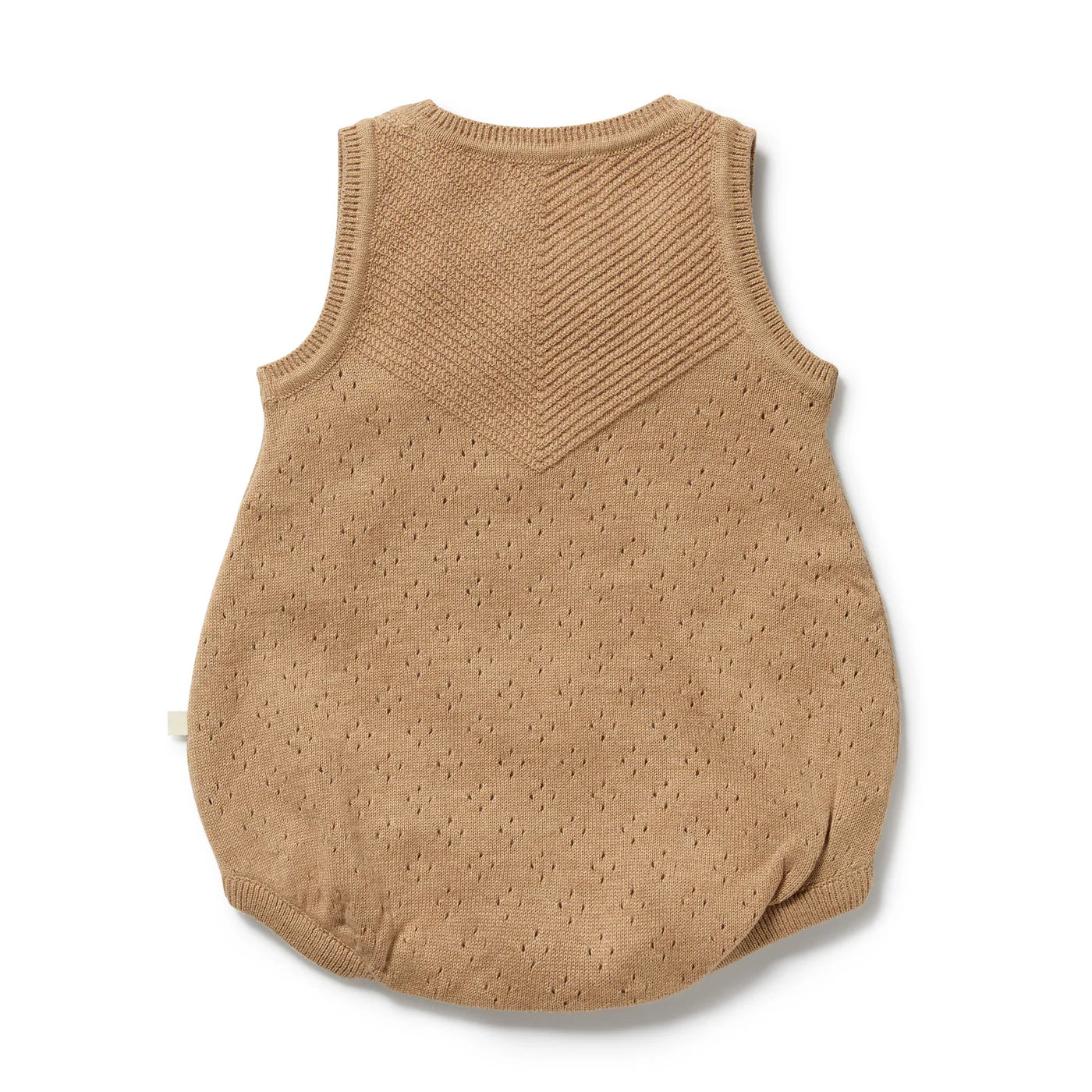 Organic Knitted Bodysuit / Oat