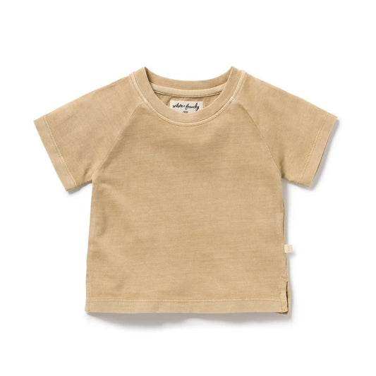 Organic Dyed Tee / Sahara
