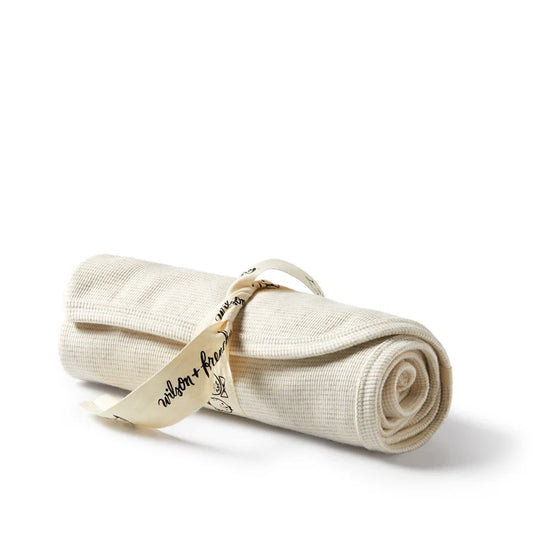 Organic Stripe Bunny Rug