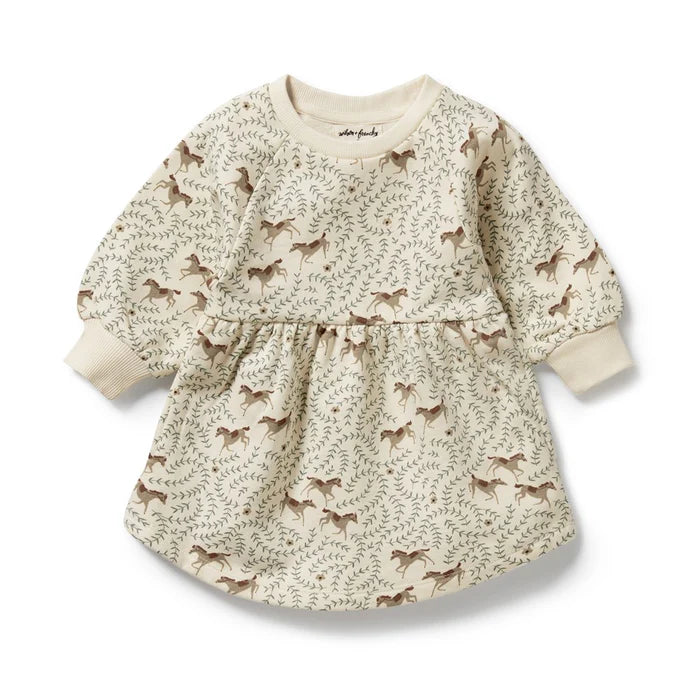 Organic Terry Sweat Dress | Trixie Horse