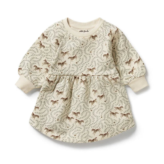 Organic Terry Sweat Dress | Trixie Horse