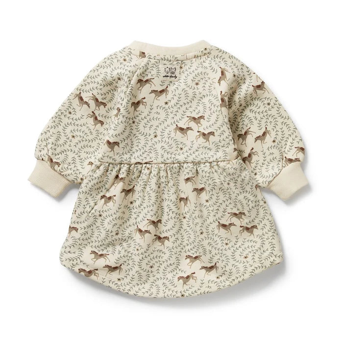 Organic Terry Sweat Dress | Trixie Horse