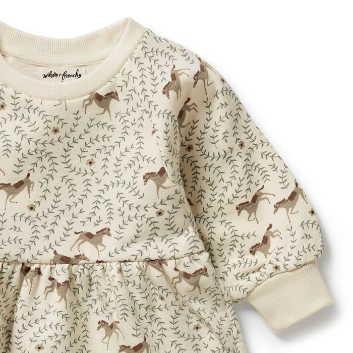 Organic Terry Sweat Dress | Trixie Horse