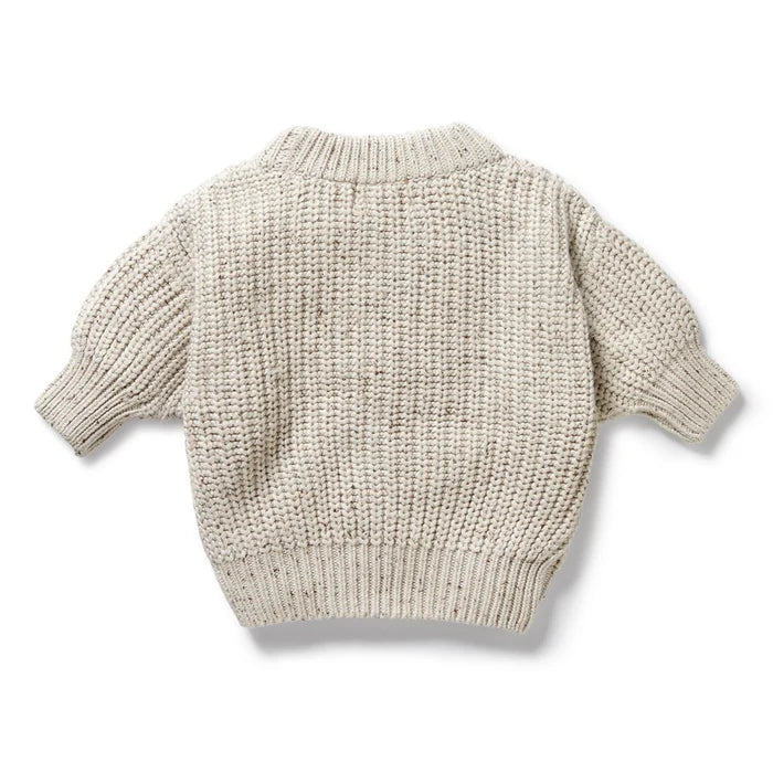 Organic Knitted Jumper | Cookie Cream