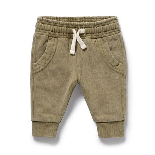 Organic Terry Sweat Pant / Olive