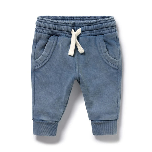Organic Terry Sweat Pant / Twilight Blue