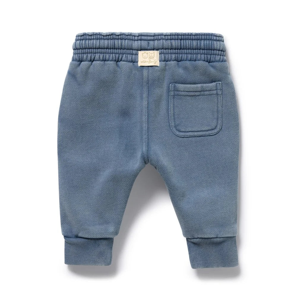 Organic Terry Sweat Pant / Twilight Blue