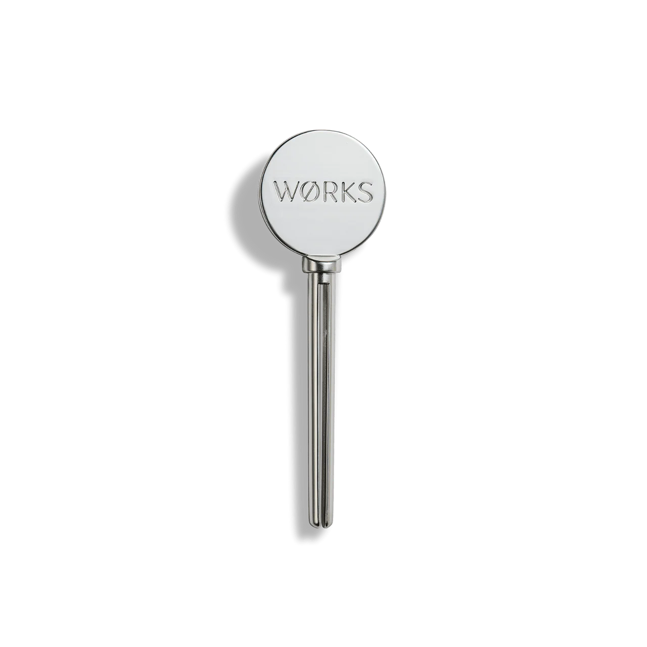 Tube Key / Brushed Silver