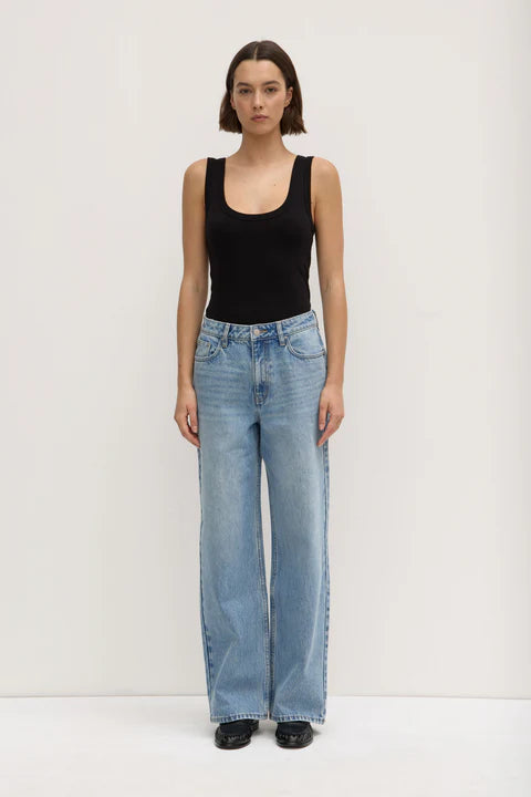 Womens Relaxed Jean | Indigo Fade
