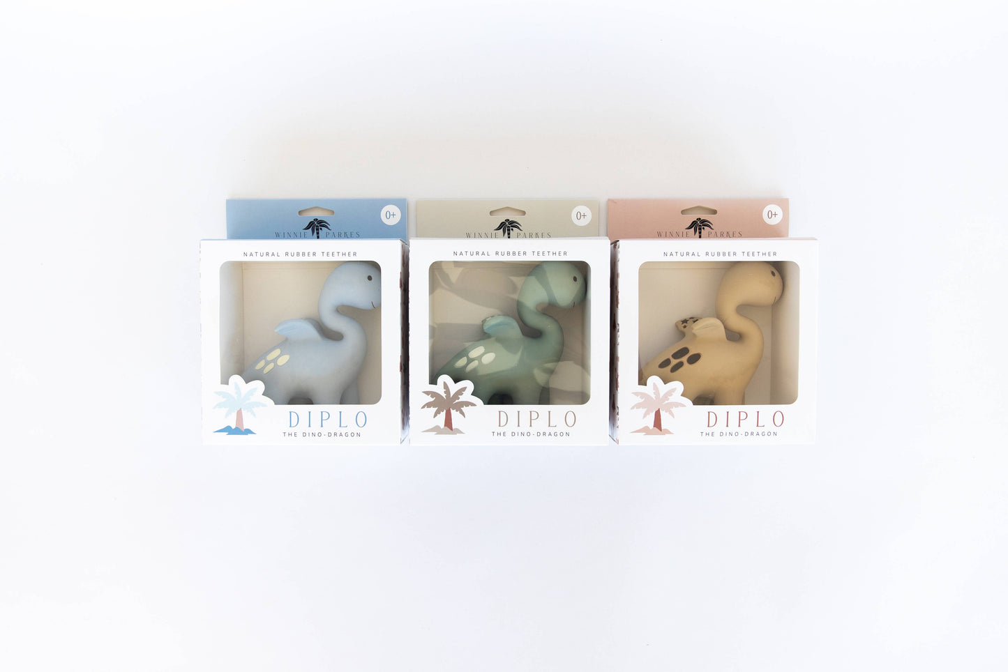 Diplo the Dino-Dragon / Natural Rubber Teether