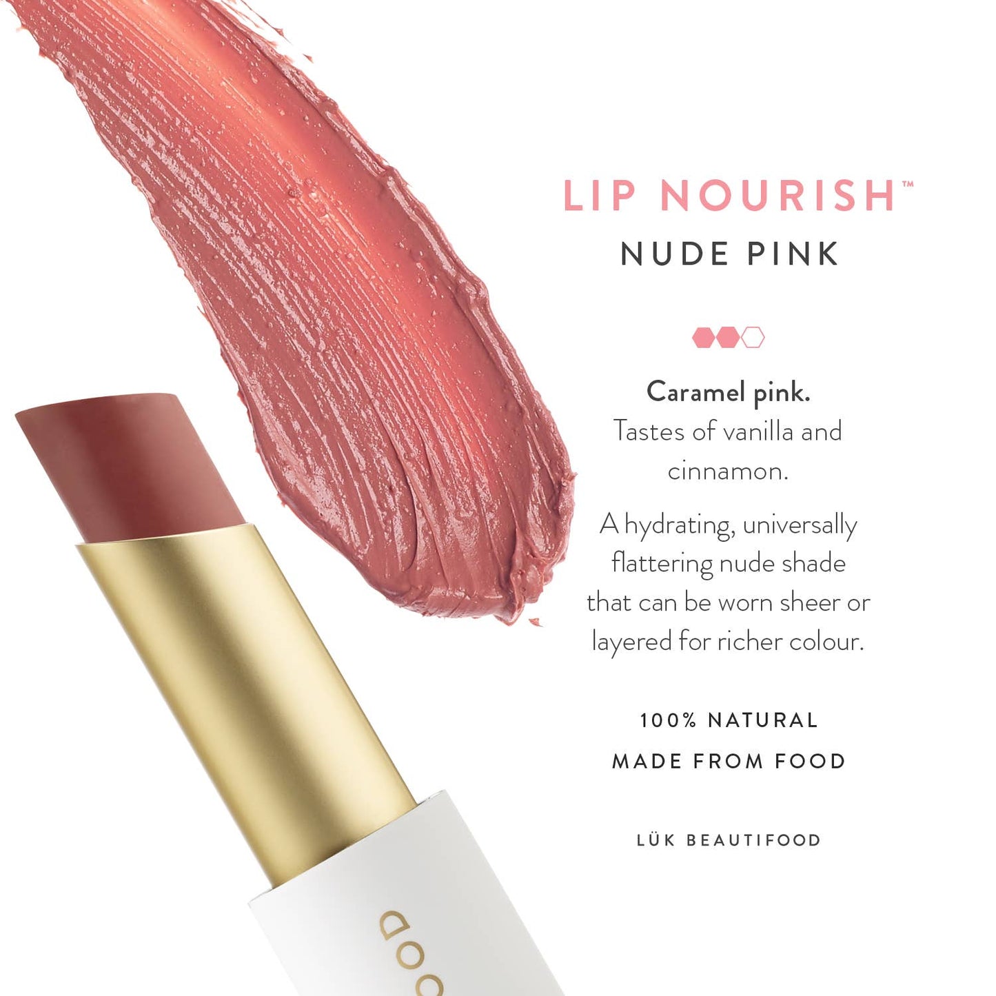 Lipstick / Lip Nourish - Nude Pink