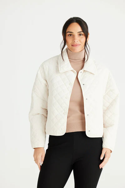 Ainsley Puffer Jacket | Oyster