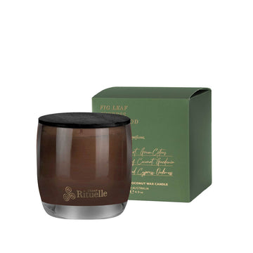Apotheca Soy Coconut Candle  | Fig Leaf, Cypress , Cedarwood, Moss 140g