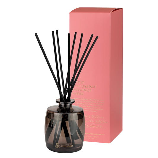 Apotheca Reed Diffuser - Rose Garden, Patchouli, Amber