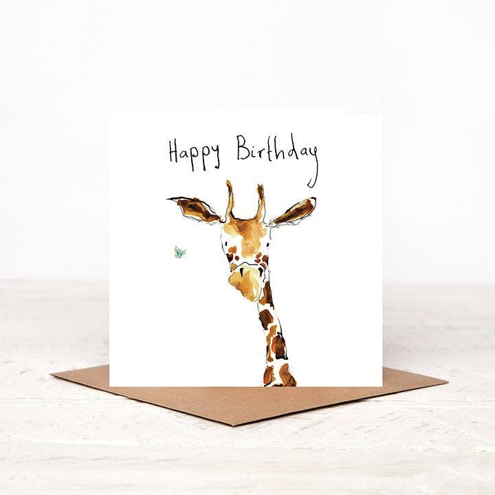 Abigail Giraffe Birthday Card