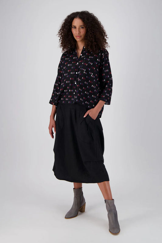 Milwaukee Fiesta Skirt / Black