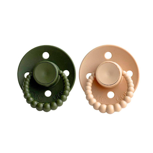 "Bubble" Dummies / Olive + Croissant (Size 1)