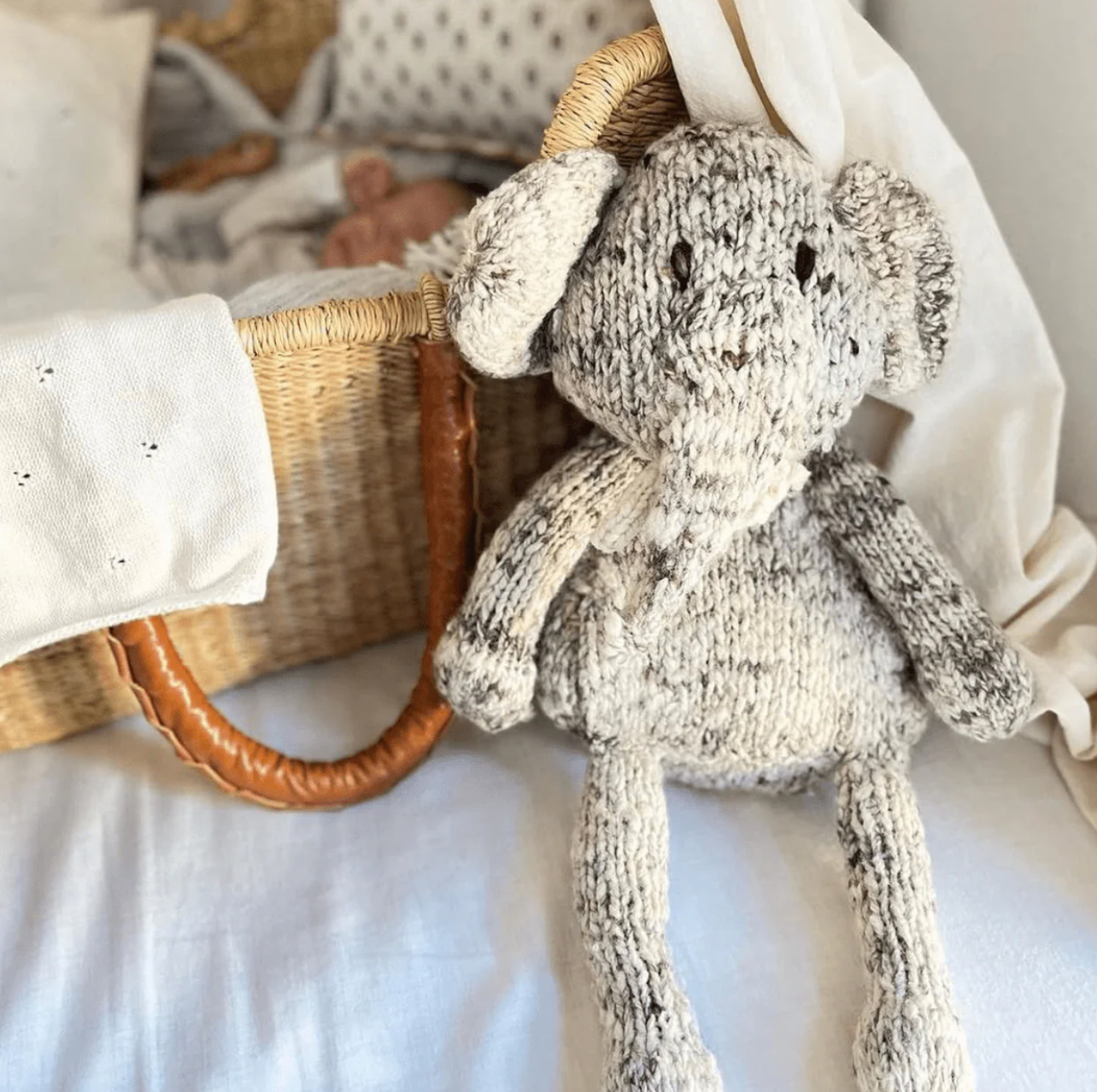 Organic Knit Toy / Elliott the Elephant
