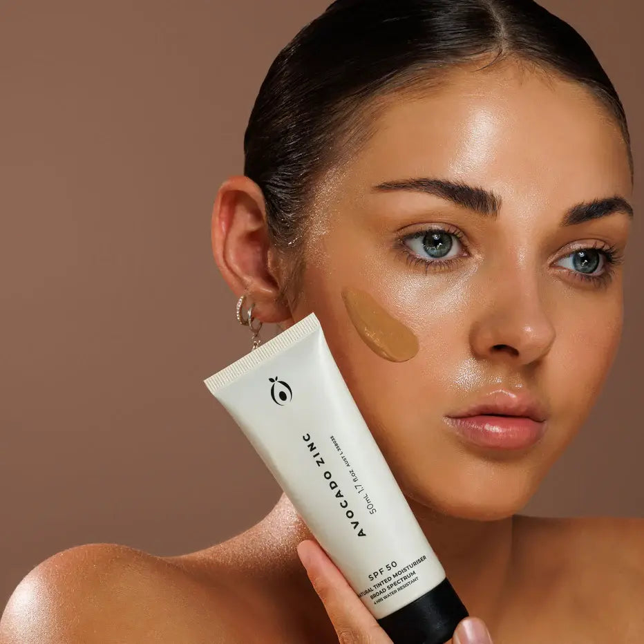 SPF 50 Natural Tinted Moisturiser: Medium-Dark