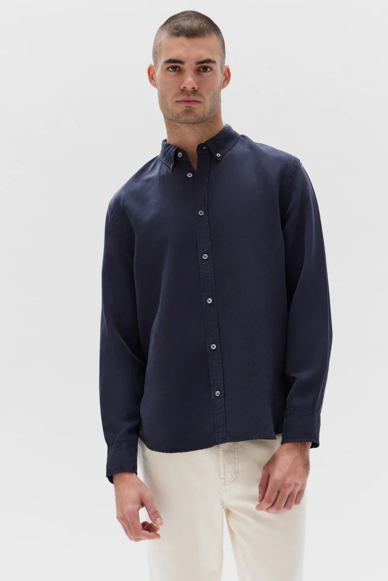 Rosco Long Sleeve Shirt | Navy