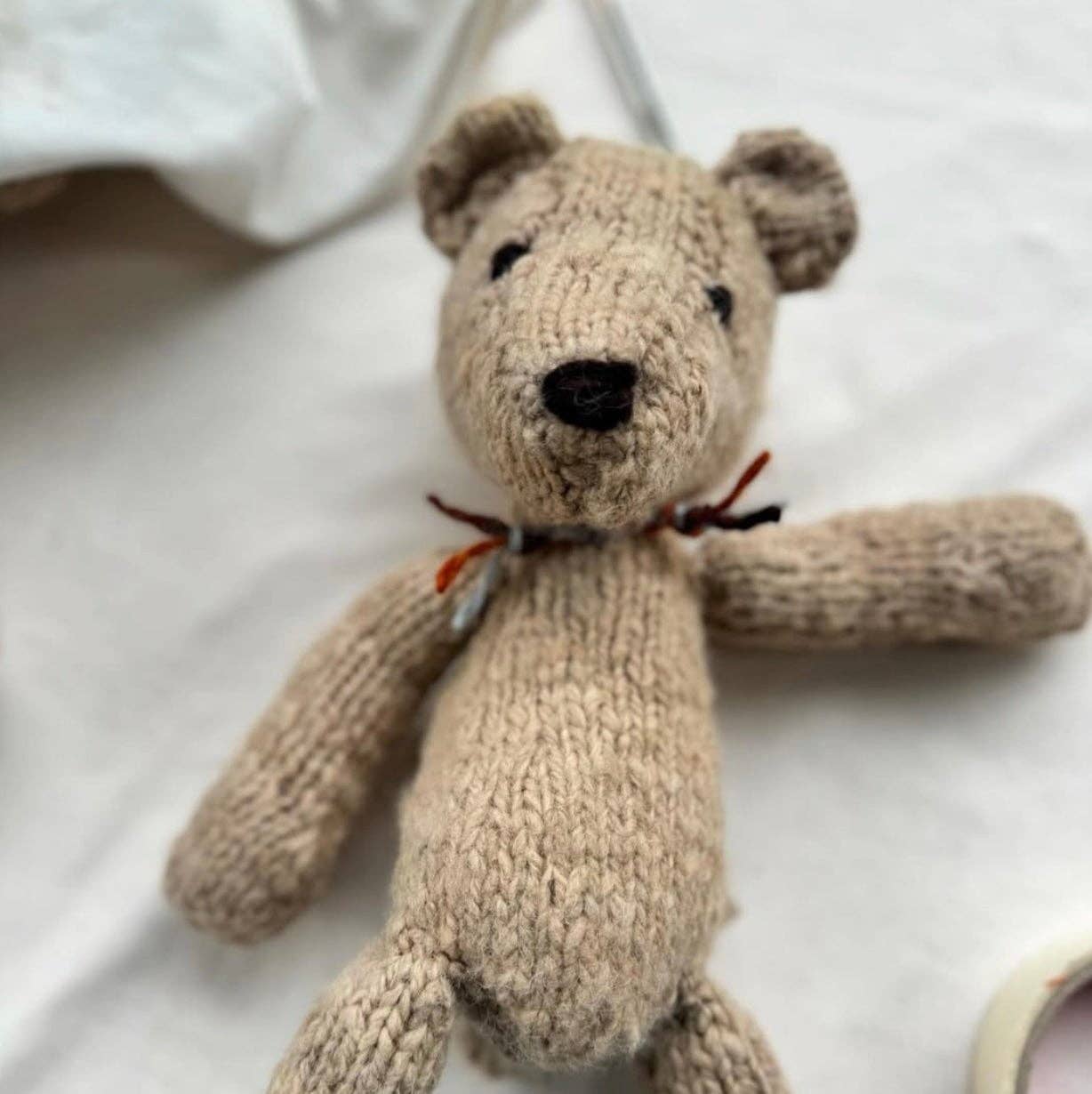 Organic Knit Toy / Alfred the Bear