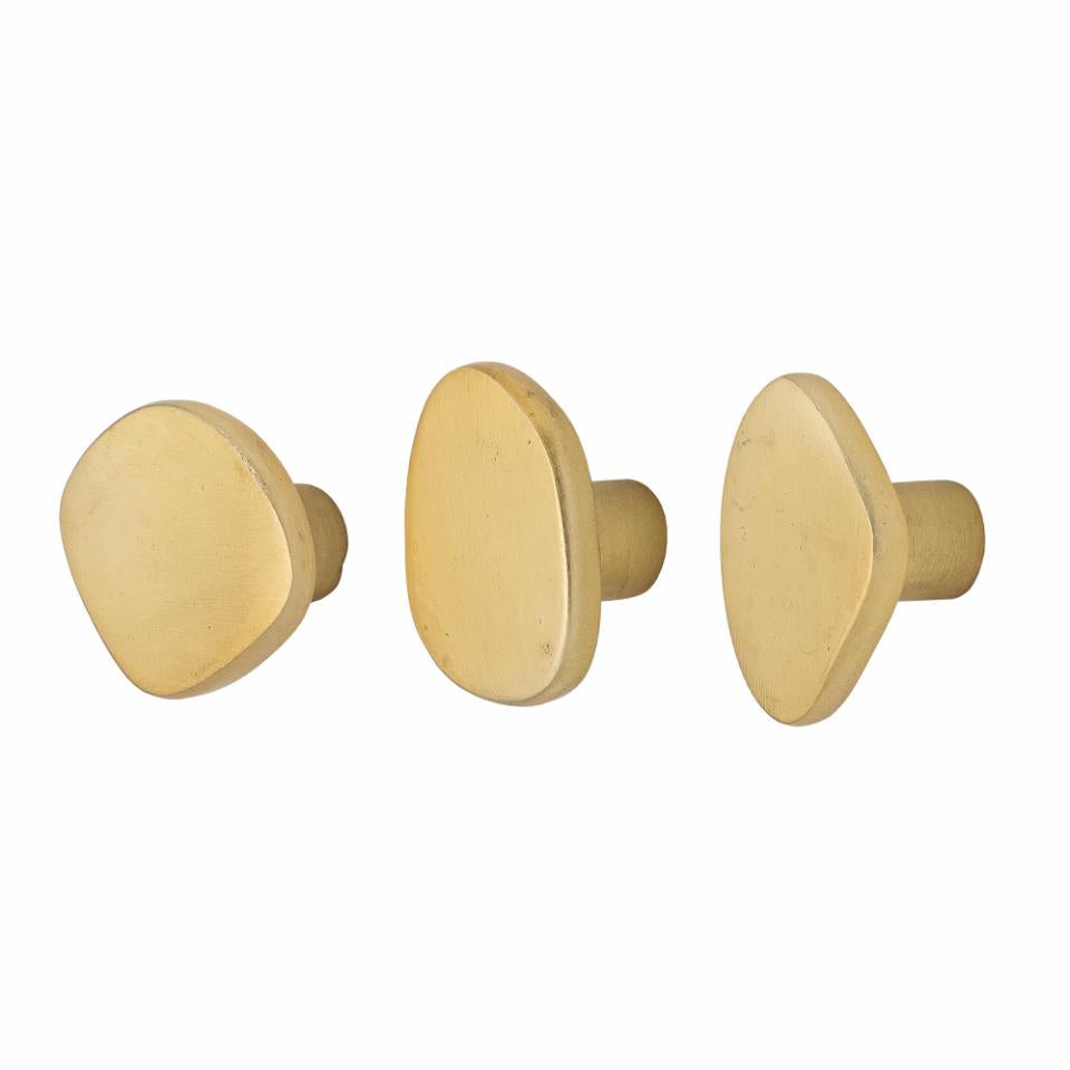 Ferri Brass Wall Hook | 3 Set