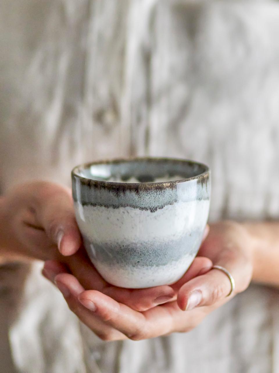 Paula Cup Stoneware | Grey