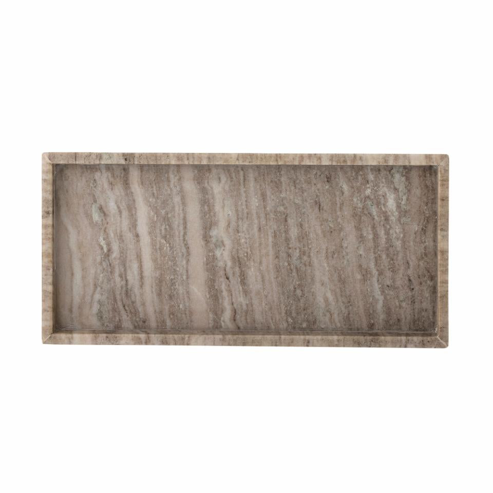 Majsa Marble Tray | Brown