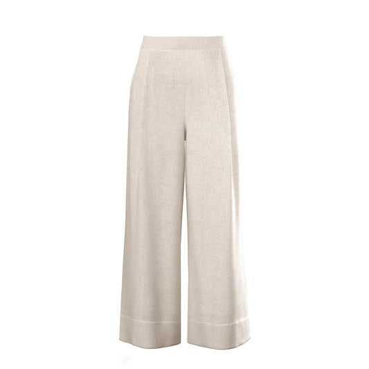 Ivy Cropped Linen Pants / Oatmeal