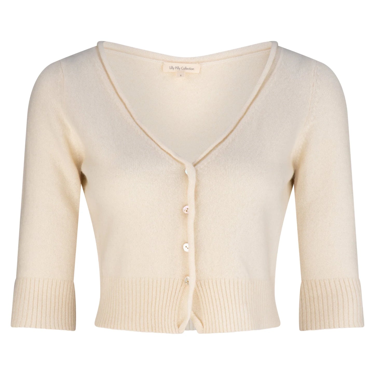 Jade Cashmere Cardi | Ivory