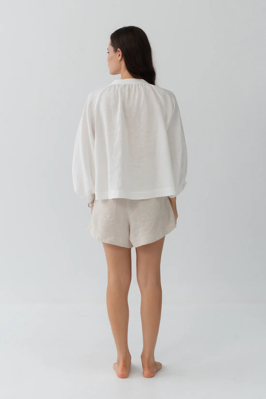 Rowan Linen Shirt / Ivory