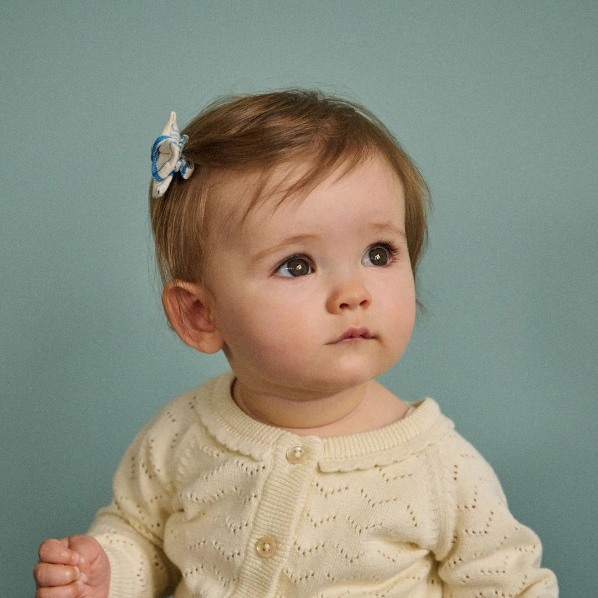 Piper Cardigan / Natural Pointelle