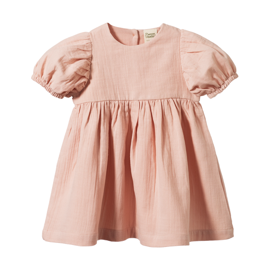 Albertine Dress / Muslin - Rose Dust