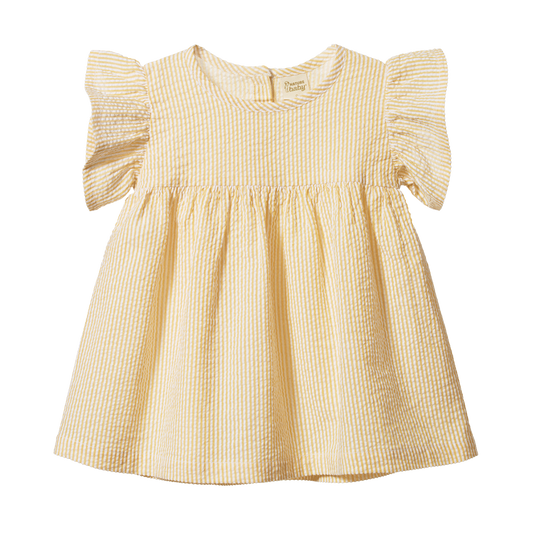 Bonnie Dress / Golden Stripe