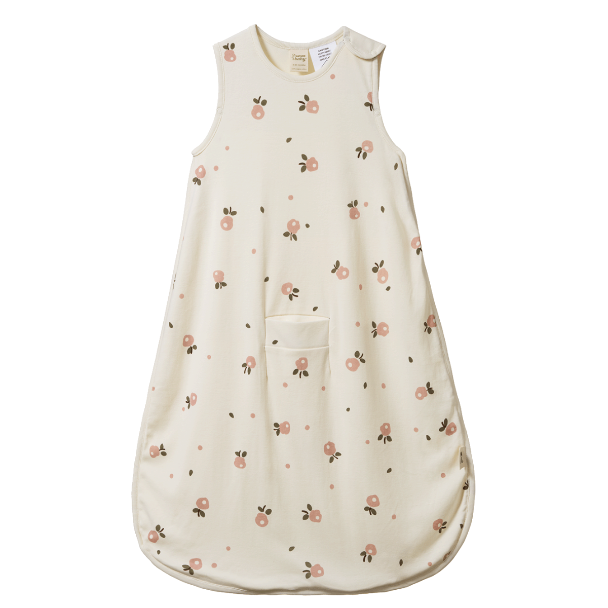 Sleeping Bag / Organic Cotton - Posey Blossom Rose