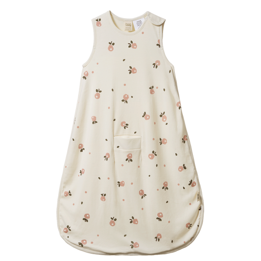Sleeping Bag / Organic Cotton - Posey Blossom Rose